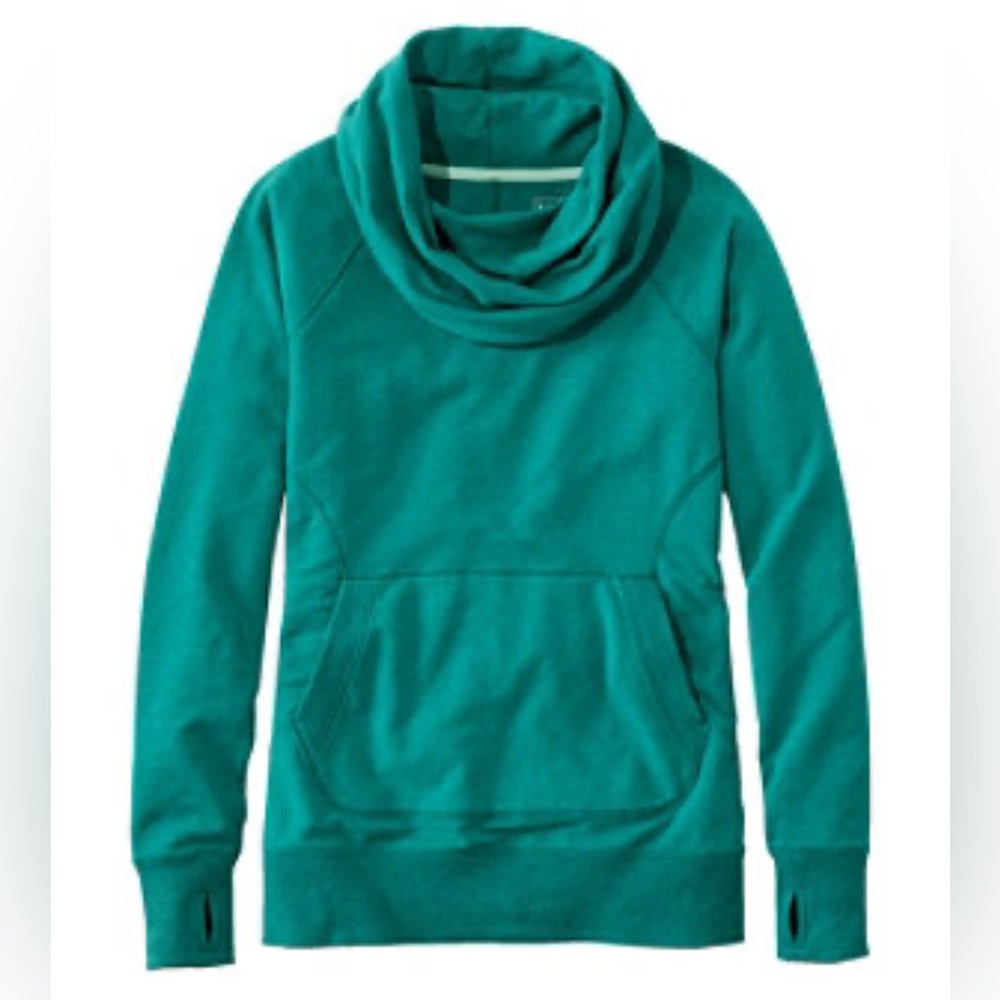 Women's L.L.Bean Cozy Pullover XL in Warm Teal Heather